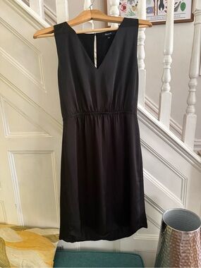madewell silk trapeze dress Madewell Size 0 Silk Trapeze A Line Shift Dress Sleeveless Boho Lightweight